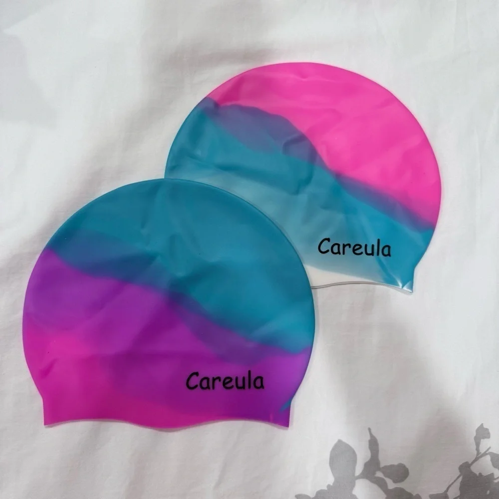 Careula Kids Swim Cap set of 2. Ages 4-8 Medium